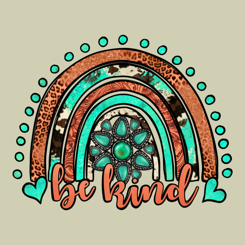 Be Kind Western Turquoise Rainbow Heavy Core Tee by JahusDesignShop | Teevron