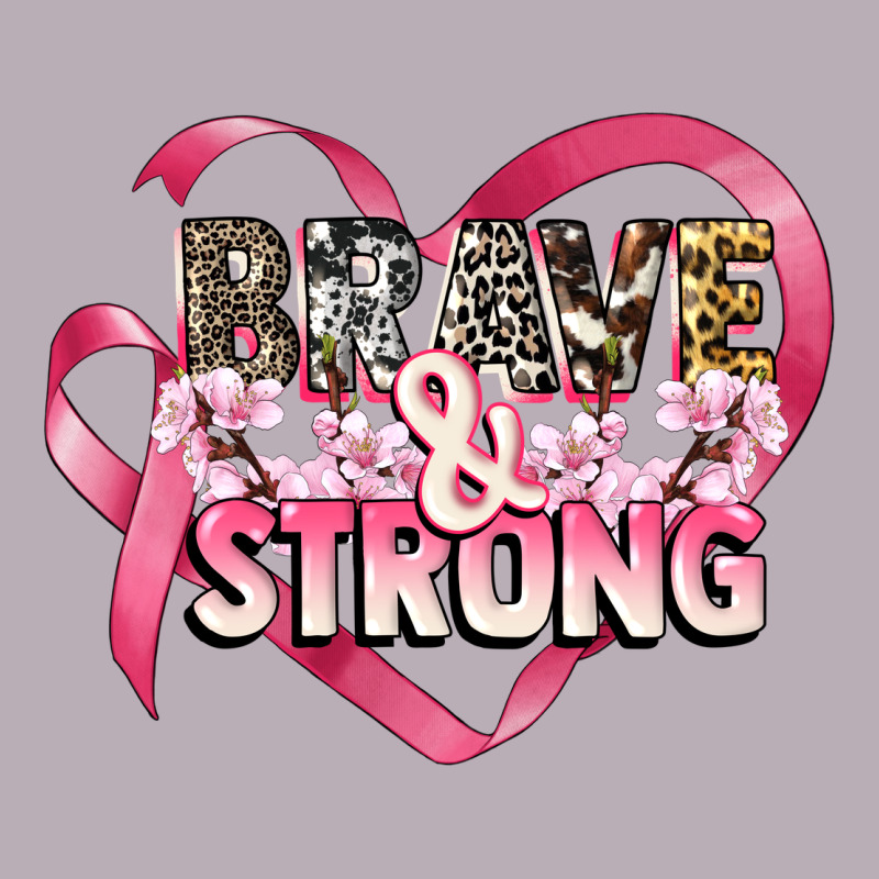 Brave And Strong Cancer Awareness Vintage Tee by CowGirlArtShop | Teevron