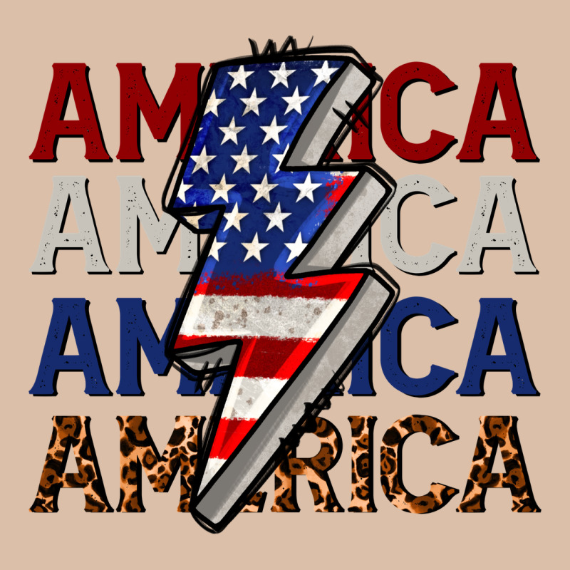 America With Lightning Bold Urban Heavy Tee by CowGirlArtShop | Teevron