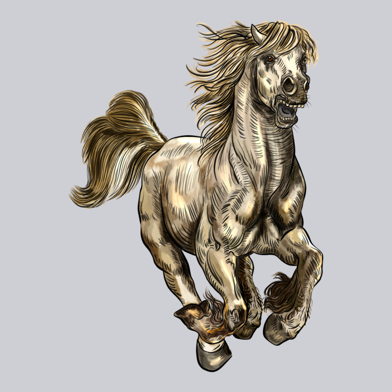 Percheron Horse Heavyweight Sweatshirt by LillyAllenDesigns | Teevron