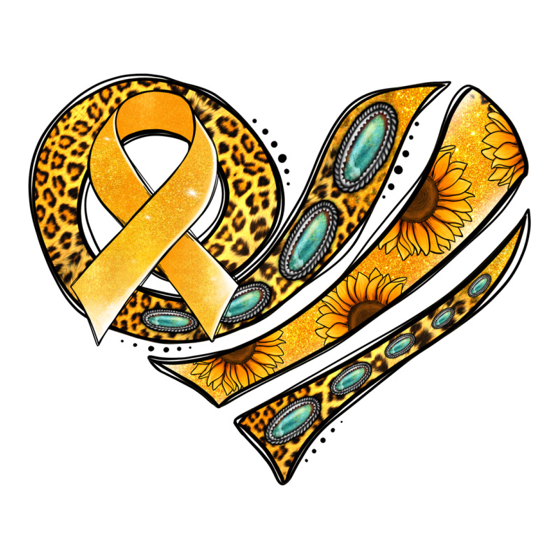 Childhood Cancer Awareness Heart Premium Tee by Jasminsmagicworld | Teevron