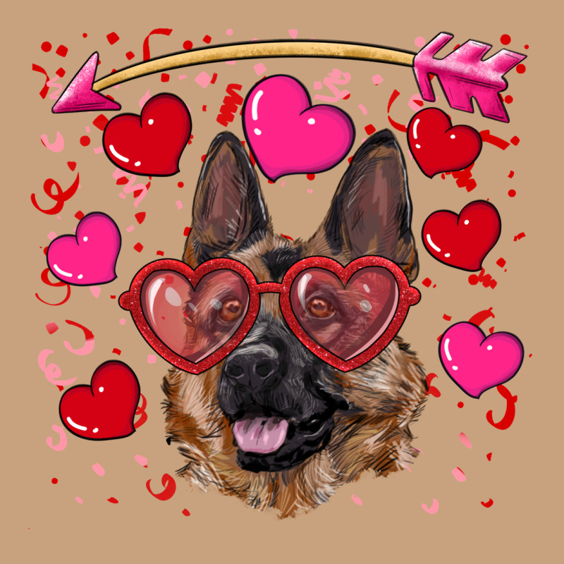 Valentine's German Shepherd Vintage Tee by RanaPortraitStore | Teevron