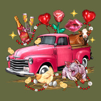 Valentine's Day Truck Farm Animals Long Sleeve Tee | Teevron