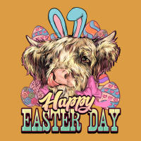 Happy Easter Day Cow Urban Heavy Tee | Teevron