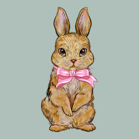Easter Rabbit Pink Flowers Heavyweight Hoodie | Teevron