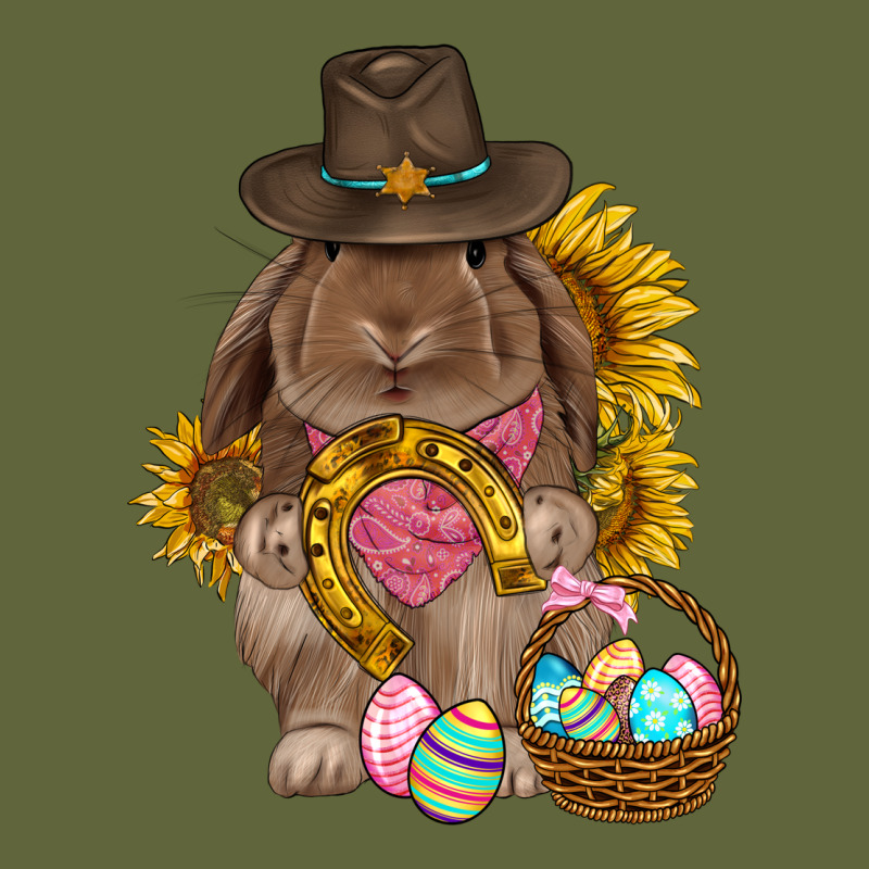Western Rabbit With Sunflowers Easter Day Classic Tee by HowdyJamesFarm | Teevron