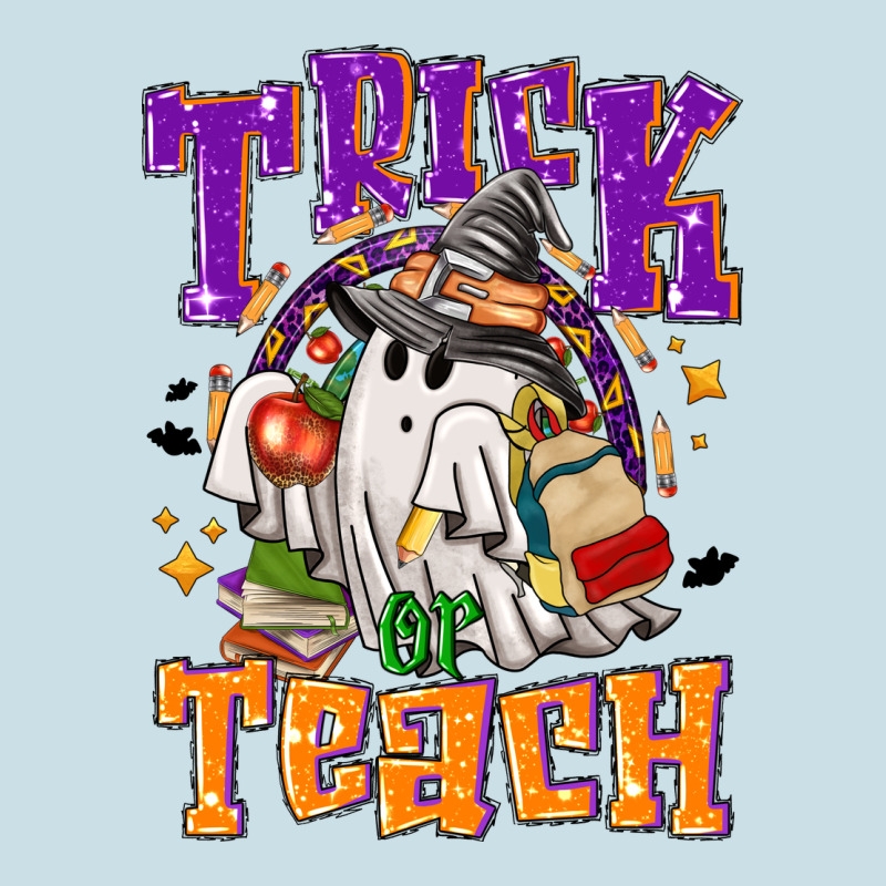 Trick Or Teach Halloween Ladies Tee by NancyCooperArtShop | Teevron