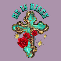 He Is Risen Cross With Roses Heavyweight Hoodie | Teevron