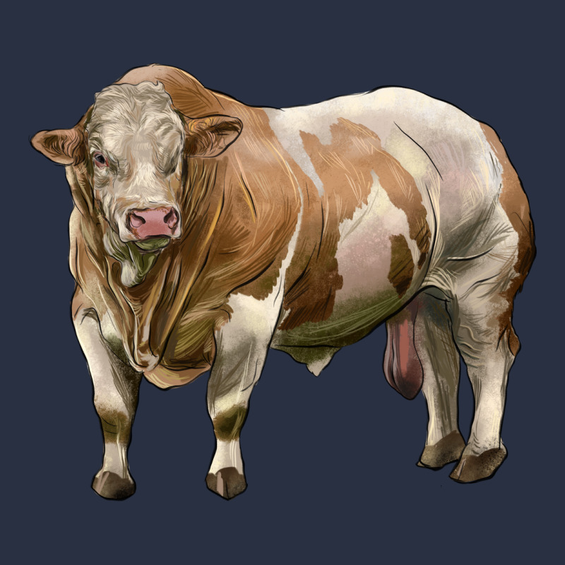 Simmental Bull Heavyweight Sweatshirt by LillyAllenDesigns | Teevron