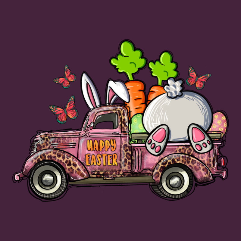 Happy Easter Pink Truck With Bunny Premium Tee by RanaPortraitStore | Teevron