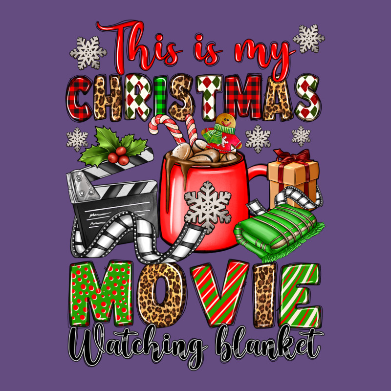This Is My Christmas Movie Watching Blanket Vintage Hoodie by OliviaCreatesArt | Teevron