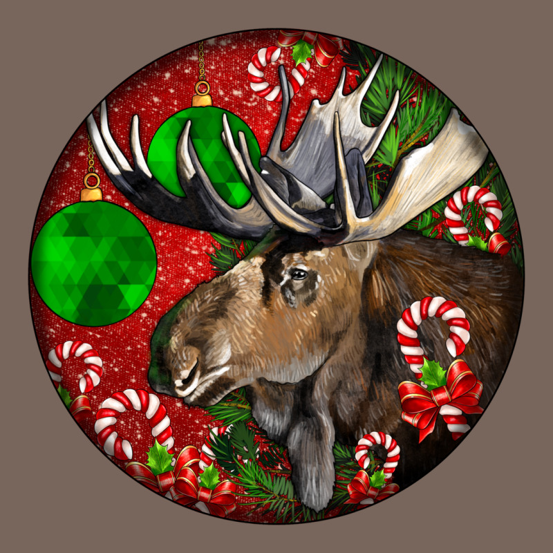 Moose Buck Deer Christmas Premium Hoodie by LillyAllenDesigns | Teevron