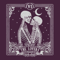 The Lovers Tarot Card Skeleton Valentines Halloween Occult Premium Tee | Teevron