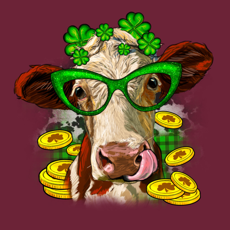 St. Patrick's Day Cow Long Sleeve Tee by OliviaCreatesArt | Teevron