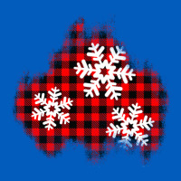 Christmas Snowflakes Patch Urban Hoodie | Teevron