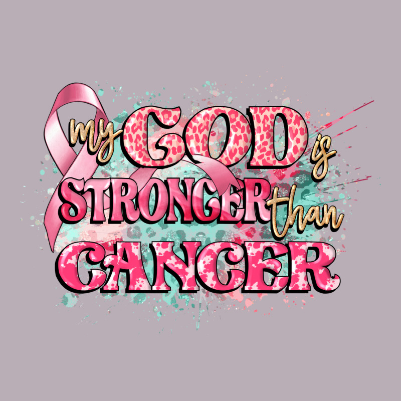 My God Is Stronger Than Cancer Vintage Tee by CowGirlArtShop | Teevron