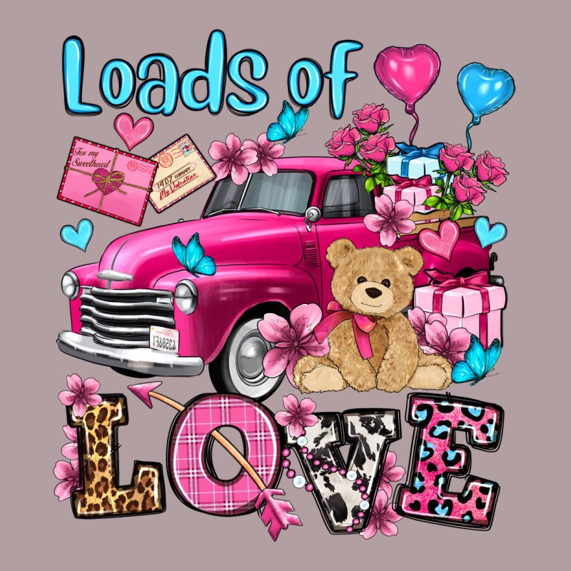 Loads Of Love Valentine's Day Olivia Vintage Hoodie by OliviaCreatesArt | Teevron