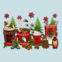 Christmas Coffee Cups Ladies Tee | Teevron