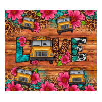 love school bus leopard | Teevron