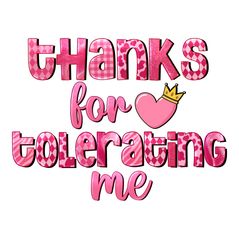 Thanks For Tolerating Me Valentine's Day Long Sleeve Tee by FaDigitalArtStudio | Teevron