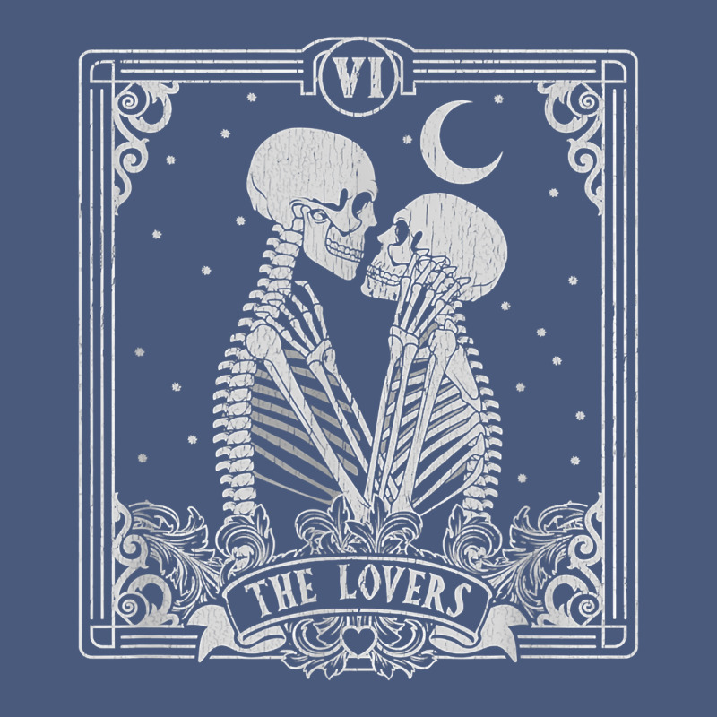 The Lovers Tarot Card Skeleton Valentines Halloween Occult Vintage Hoodie by longCreatives | Teevron