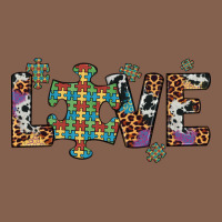 Love Autism Awareness Leopard Cowhide Zipper Hoodie | Teevron