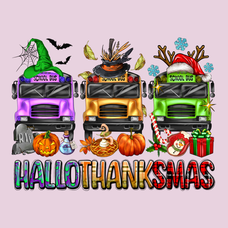 Hallothanksmas School Bus Ladies Tee by texasbilliewilder | Teevron