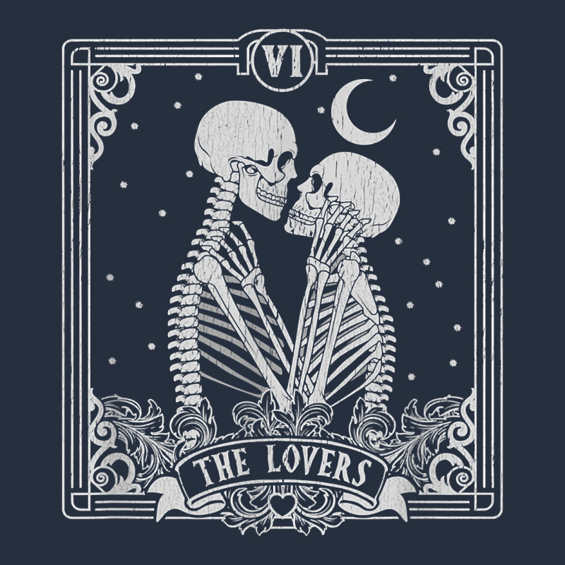 The Lovers Tarot Card Skeleton Valentines Halloween Occult Zipper Hoodie by longCreatives | Teevron