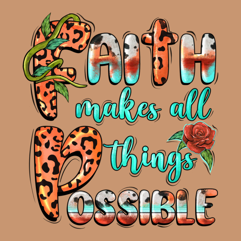 Faith Makes All Things Possible Heavyweight Hoodie by BarkalooDesign | Teevron