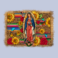 Our Lady Of Guadalupe Glitter Leopard Flowers Long Sleeve Tee | Teevron