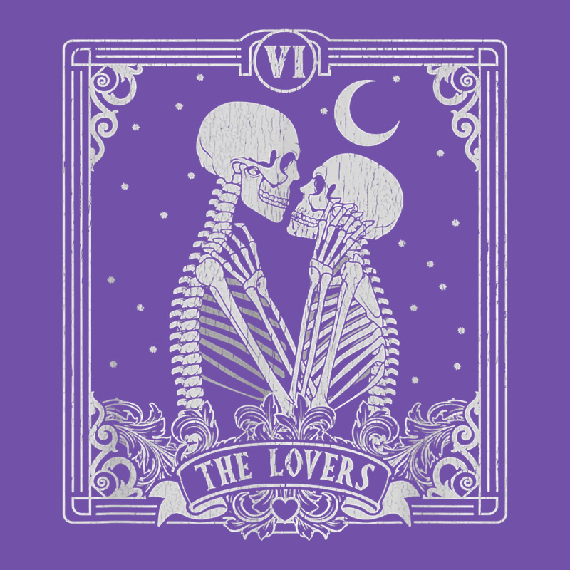 The Lovers Tarot Card Skeleton Valentines Halloween Occult Premium Sweatshirt by longCreatives | Teevron