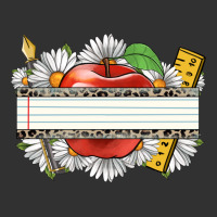 Floral Teacher Custom Name Urban Heavy Tee | Teevron