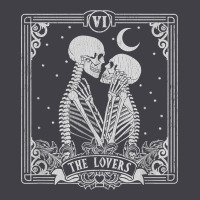 The Lovers Tarot Card Skeleton Valentines Halloween Occult Heavyweight Hoodie | Teevron