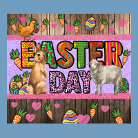Easter Day Farm Animals Tumbler Urban Heavy Tee | Teevron