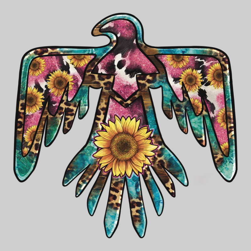 Pinky Western Sunflower Thunderbird Premium Sweatshirt by BarkalooDesign | Teevron