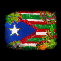Mexico And Puerto Rico Flag Premium Tee | Teevron