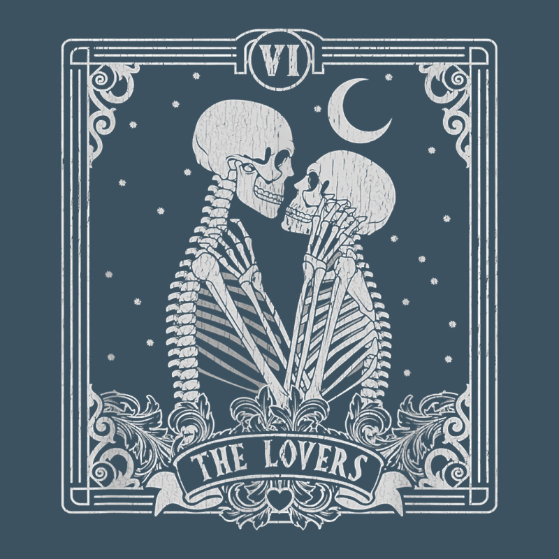 The Lovers Tarot Card Skeleton Valentines Halloween Occult Urban Hoodie by longCreatives | Teevron