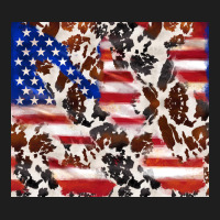 Cowhide Amerikan Flag Classic Tee | Teevron