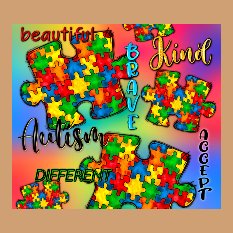 Autism Puzzle Piece Vintage Tee by CowGirlArtShop | Teevron
