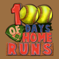 100 Days Of Home Runs Softball Vintage Tee | Teevron