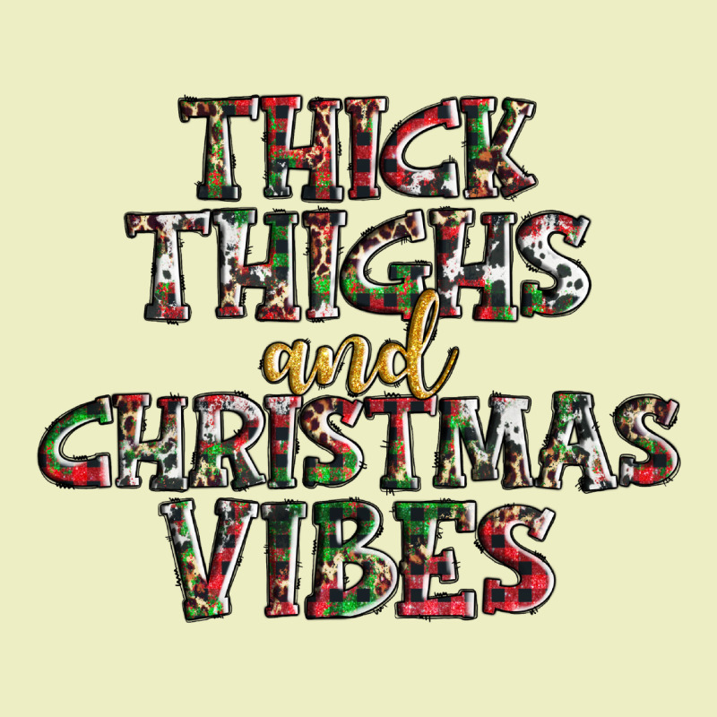 Thick Thighs And Christmas Vibes Urban Hoodie by AdoDesignShop | Teevron