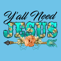 Y'all Need Jesus Arrow Lily Flowers Premium Sweatshirt | Teevron