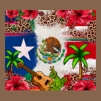 Mexican And Puerto Rico Flag Premium Tee | Teevron