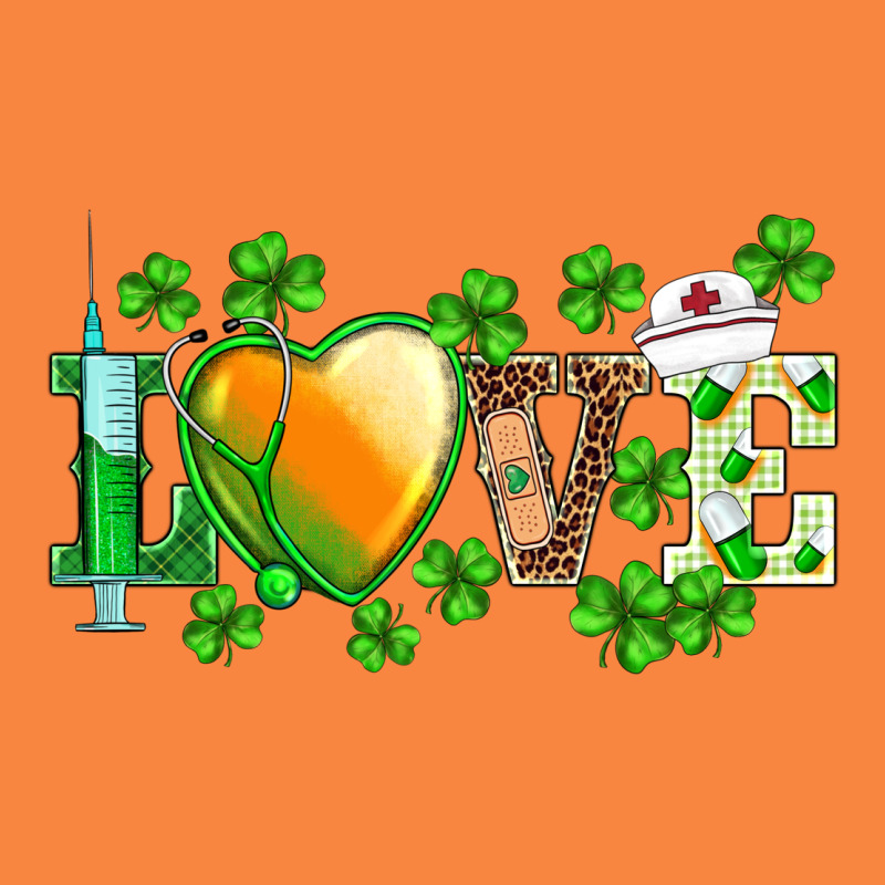 St.patrick's Nurse Love Heart Stethoscope Premium Sweatshirt by BarkalooDesign | Teevron