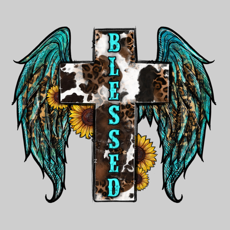 Western Wings Cross Blessed Premium Tee by RanaPortraitStore | Teevron