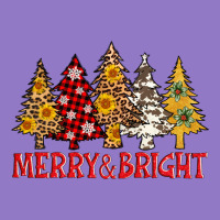 Merry And Bright Leopard Christmas Trees Urban Hoodie | Teevron
