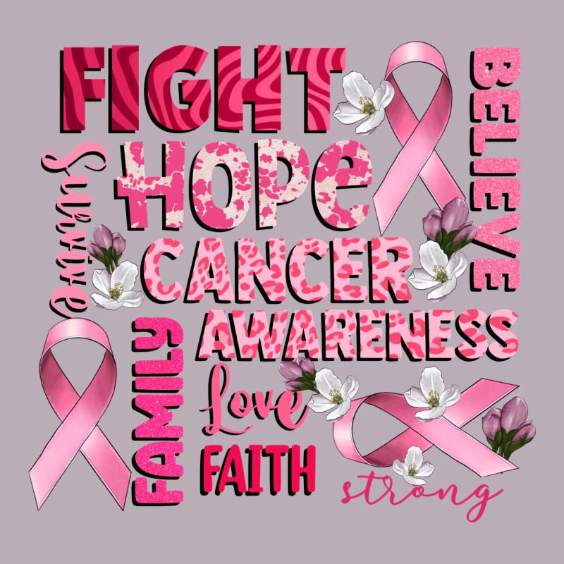 Cancer Awareness Fight Believe Hope Survive Vintage Tee by CowGirlArtShop | Teevron