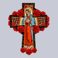 Lady Of Guadalupe Rose Cross, Heavyweight Hoodie | Teevron