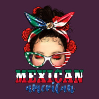 Mexican American Messy Bun Premium Tee | Teevron