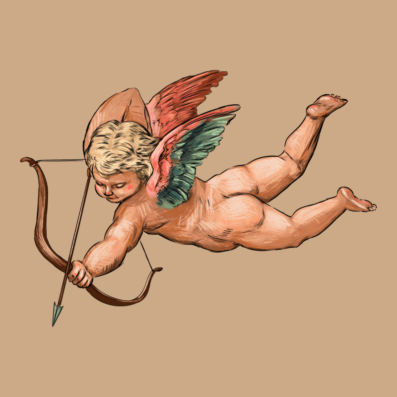 Cupid Olivia Vintage Hoodie by OliviaCreatesArt | Teevron
